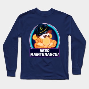 Captain needs maintenance - Fatique - Tired PARTNER Long Sleeve T-Shirt